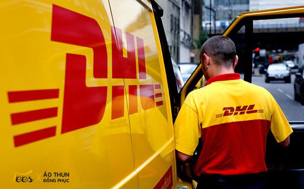 Áo thun đồng phục công ty chuyển phát nhanh DHL Việt Nam - dhl tshirt 11