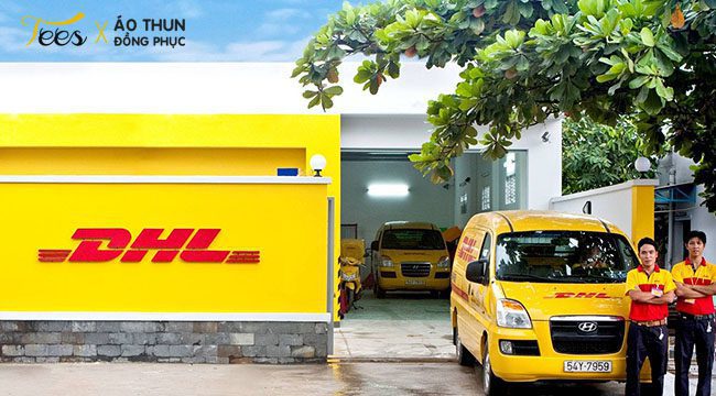 Áo thun đồng phục công ty chuyển phát nhanh DHL Việt Nam - dhl tshirt 6