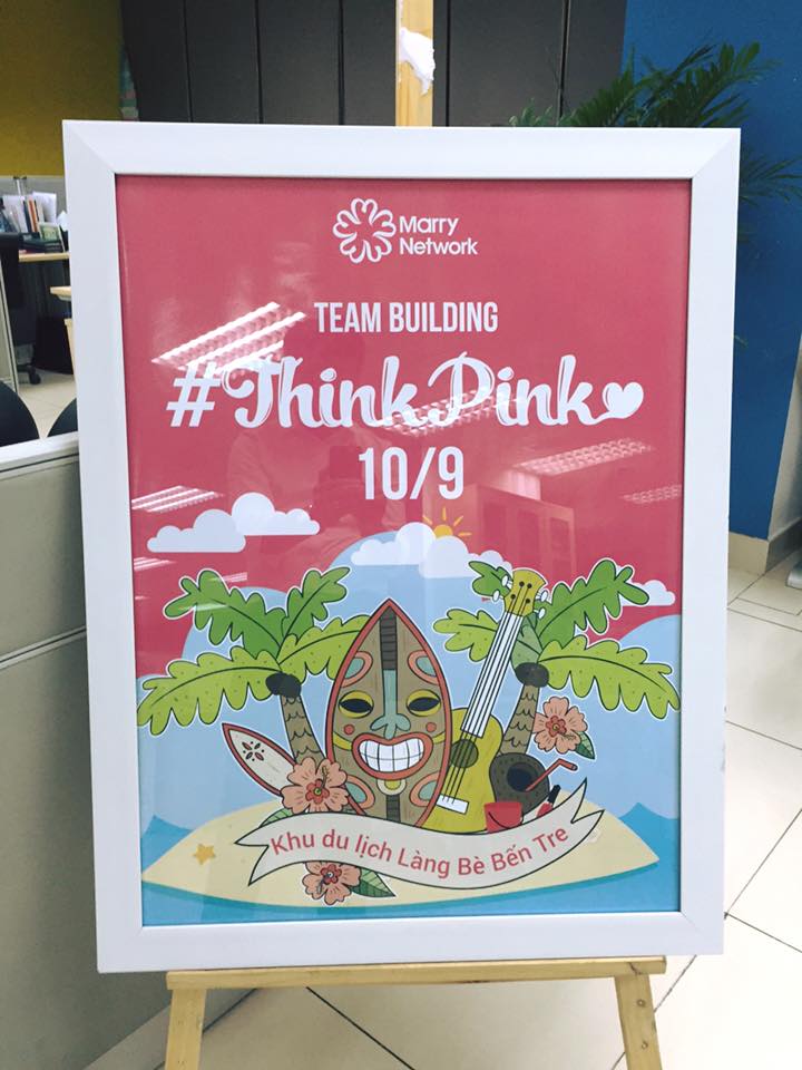Ửng hồng áo thun Teambuilding #ThinkPink – Marry.vn - thinkpink marryvn 1ac