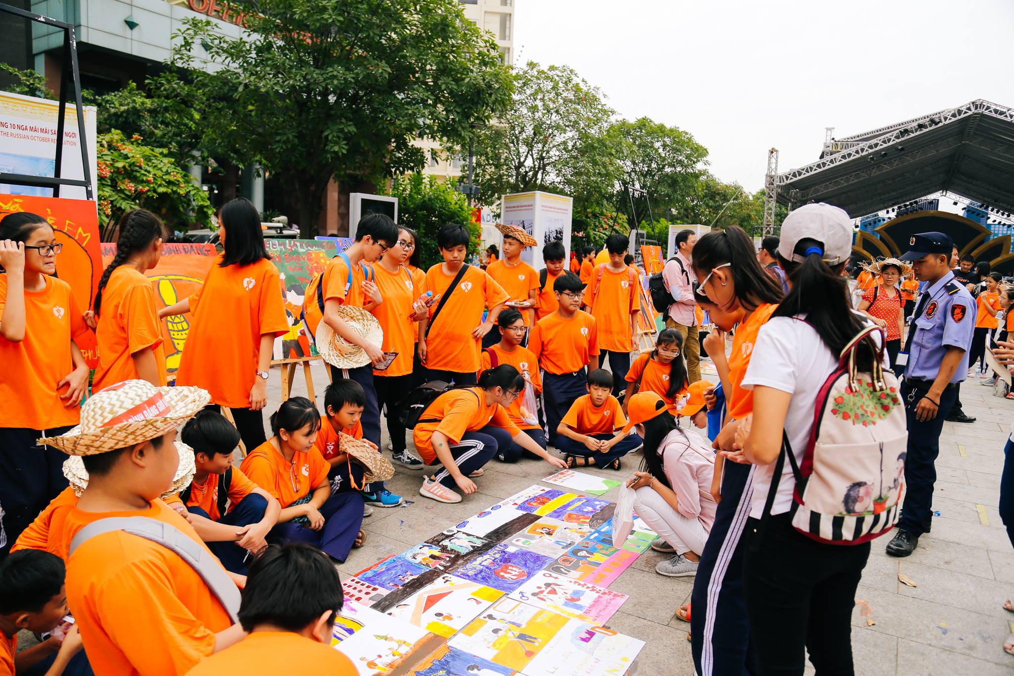 Sắc cam áo thun sự kiện UN Women Việt Nam - haylentieng6