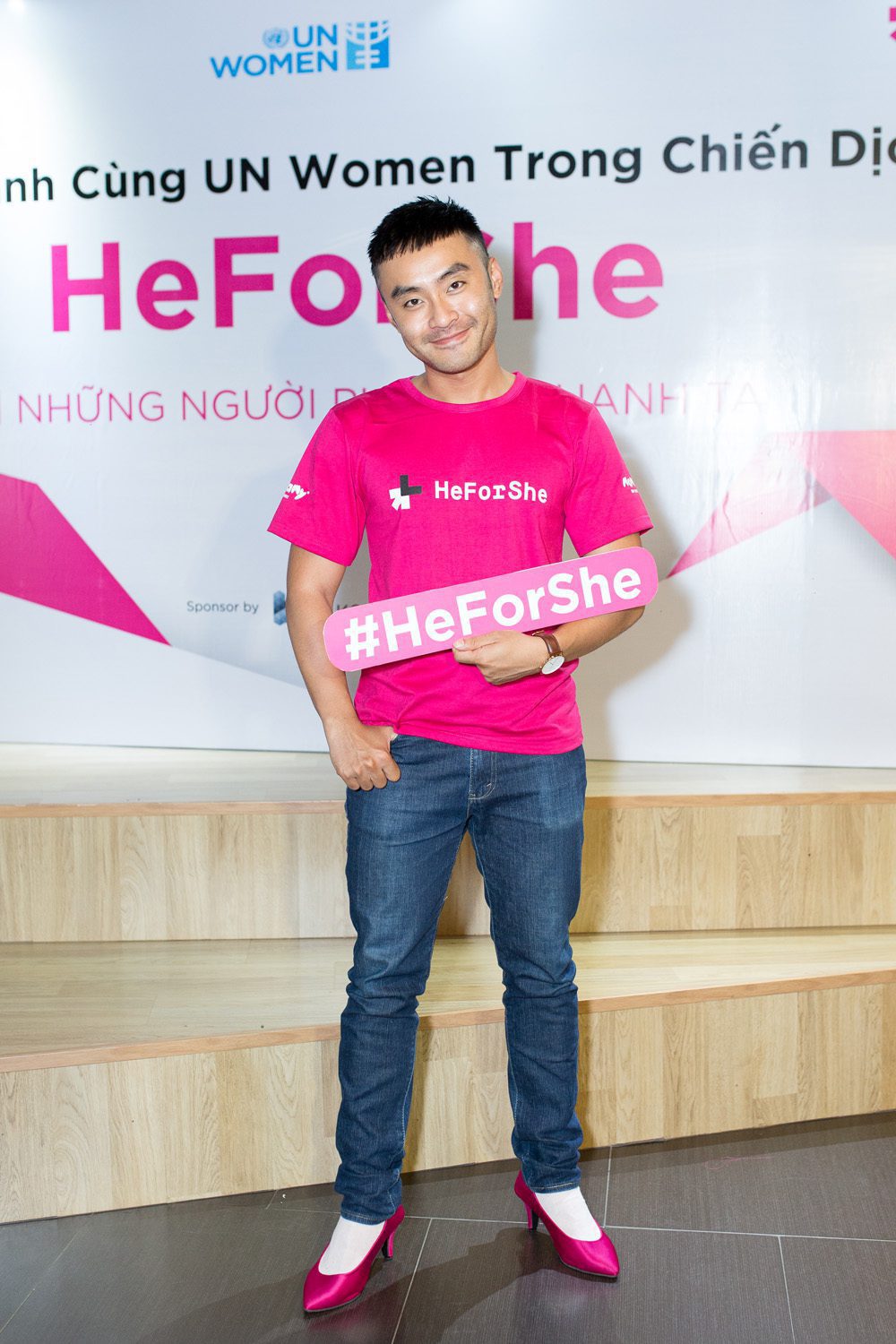 Áo thun sự kiện chiến dịch #HeForShe - UN Women Việt Nam - heforshe 21 TAF 9986