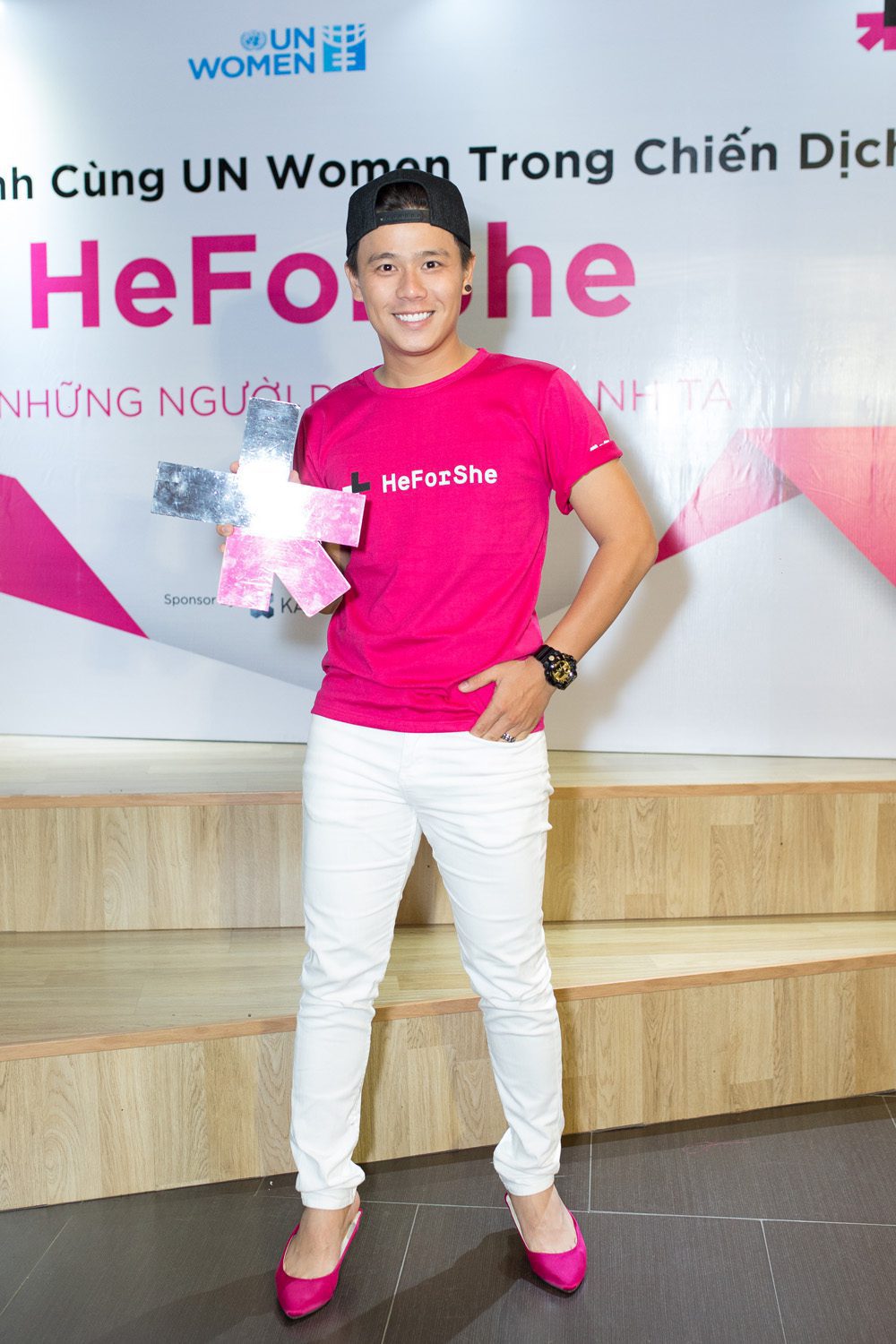 Áo thun sự kiện chiến dịch #HeForShe - UN Women Việt Nam - heforshe 23TAF 9999