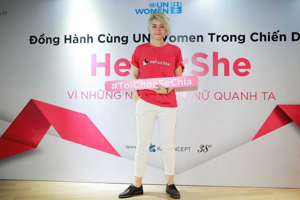 Áo thun sự kiện chiến dịch #HeForShe - UN Women Việt Nam - heforshe 3 Alex Nguyen