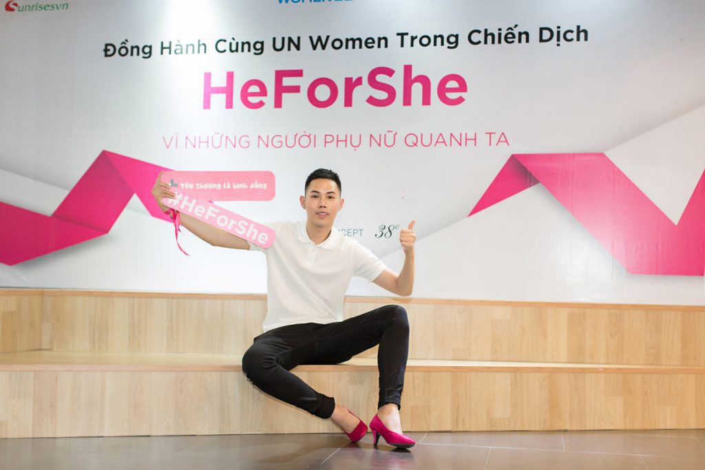 Áo thun sự kiện chiến dịch #HeForShe - UN Women Việt Nam - heforshe13