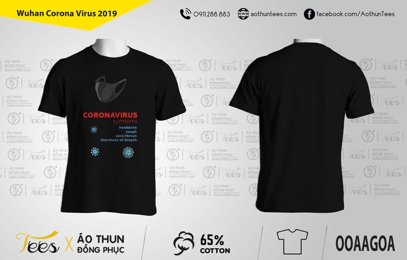 Áo thun phòng ngừa dịch bệnh Wuhan Corona Virus 2019 - corona tshirt 1