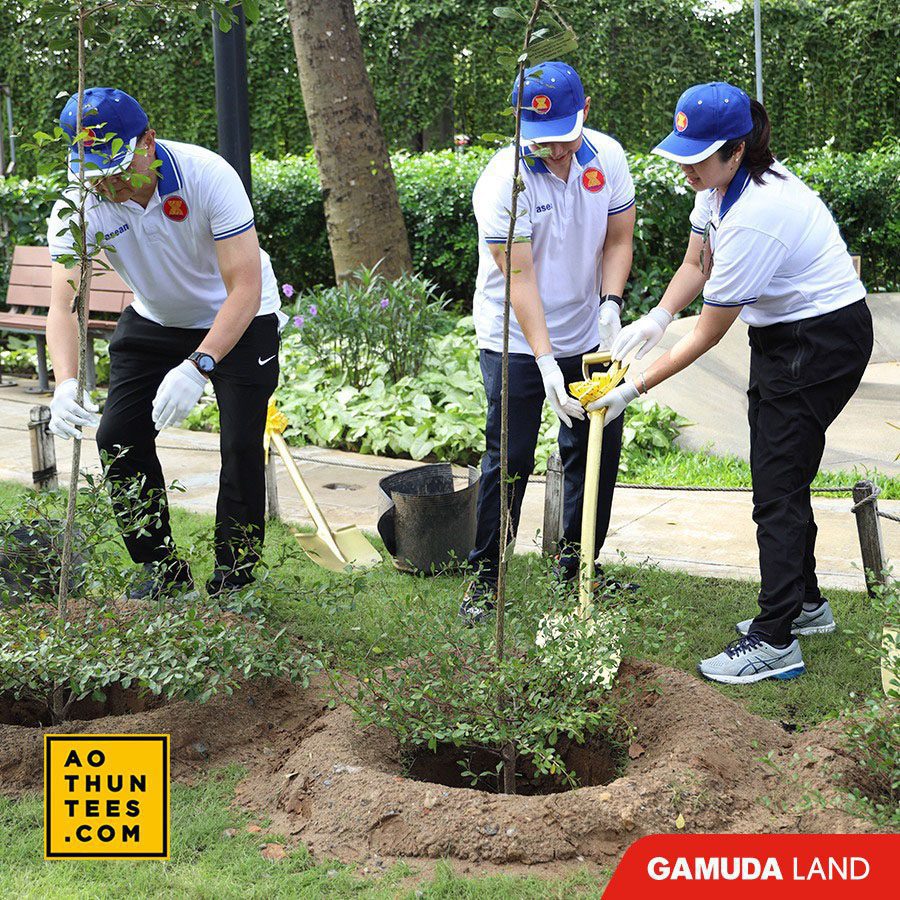 Áo thun đồng phục GAMUDA LAND sôi động ngày hội thể thao và gia đình - 2d Asia Family GAMUDA LAND VN