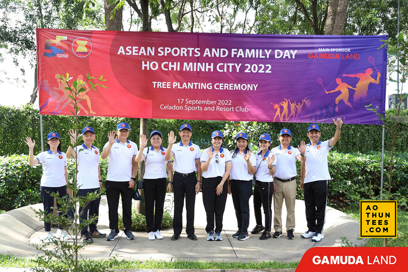 Áo thun đồng phục GAMUDA LAND sôi động ngày hội thể thao và gia đình - cover Asia Family GAMUDA LAND VN