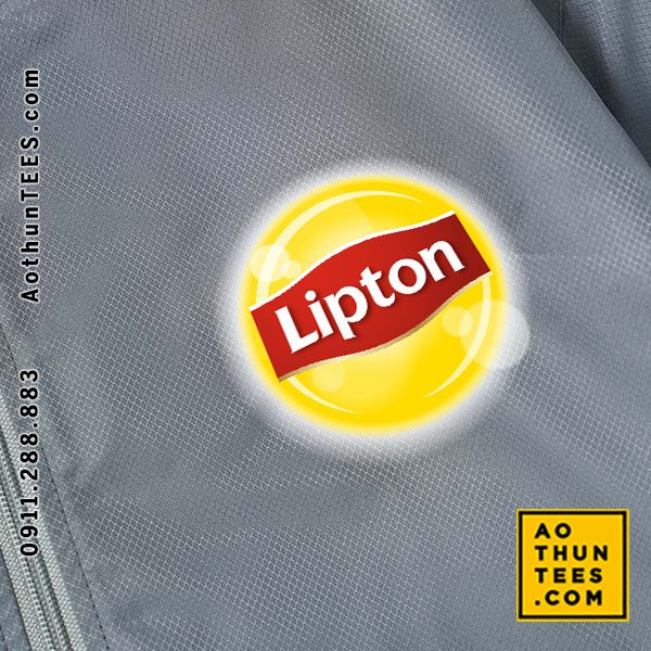 Đồng phục áo khoác dù Lipton - Be more tea - ao khoac du lipton logo nguc