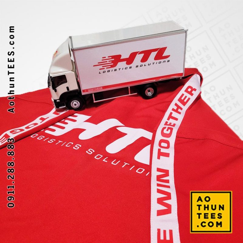 Áo thun đồng phục HTL Logistics Solutions - Phiên bản Red - ao thun HTL red 1